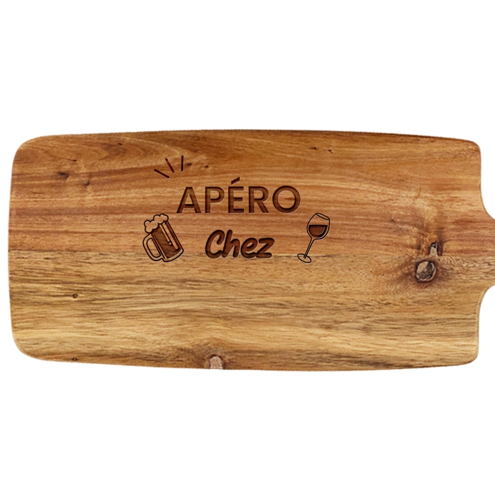 Planche apéro personnalisable avec votre texte