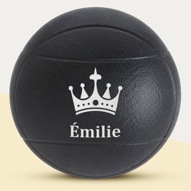 Boules de pétanque noire personnalisées - Modèle Reine