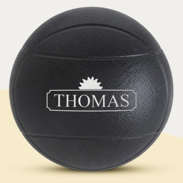 Boules de pétanque noire personnalisées - Modèle Pastis