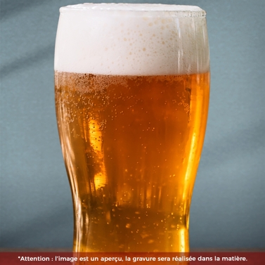 Verre à bière personnalisé avec votre logo