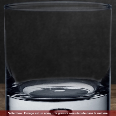 Verre à whisky gravé avec votre logo