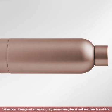 Gourde personnalisée avec votre logo rose