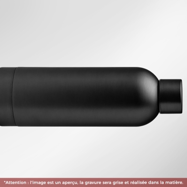 Gourde personnalisable avec votre logo noir