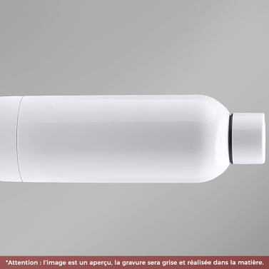 Gourde personnalisable avec votre logo blanc