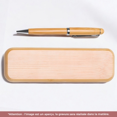Stylo avec son coffret personnalisé avec votre logo
