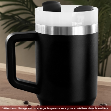 Tasse thermos avec poignée personnalisable avec votre logo
