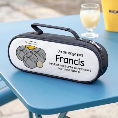 Sacoche pour pétanque personnalisée - L'apéro