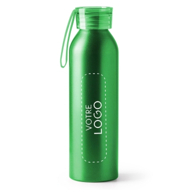 Gourde verte personnalisable avec votre logo