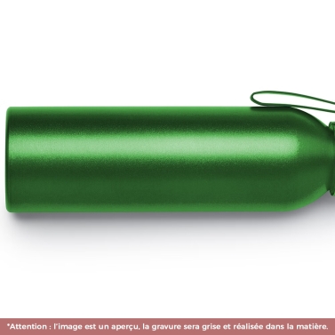 Gourde verte personnalisable avec votre logo