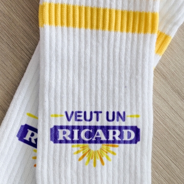 Chaussettes personnalisées ricard