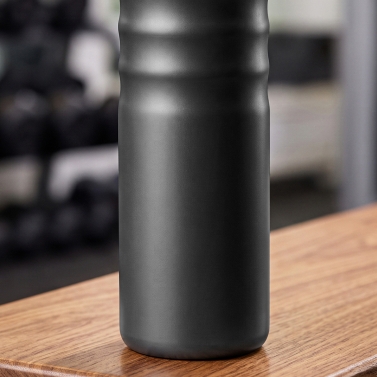 Gourde noire 710 ml personnalisable