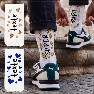 Chaussettes personnalisées - Modèle Fête des Pères