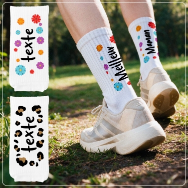 Chaussettes personnalisées - Modèle Fête des Mères