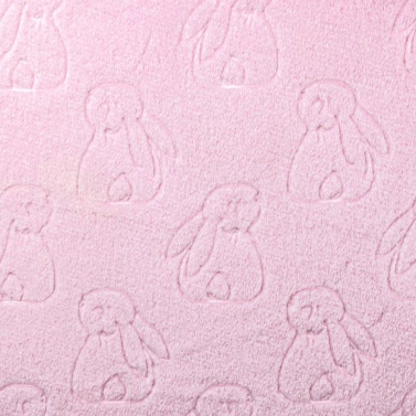 Plaid bébé Personnalisée 75x95cm - Rose