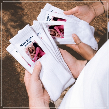Chaussettes personnalisées Photo et texte