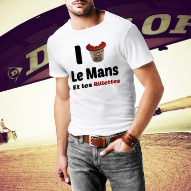 Tee shirt I Love les Rillettes du Mans