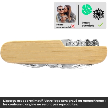 Couteau suisse multifonction personnalisable avec votre logo