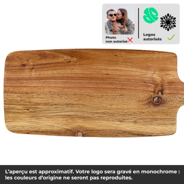 Planche apéro personnalisable avec votre logo