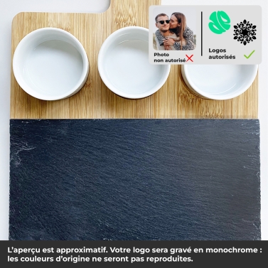 Plateau Apéro à Personnaliser avec votre logo