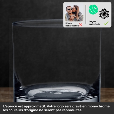 Verre à whisky gravé avec votre logo