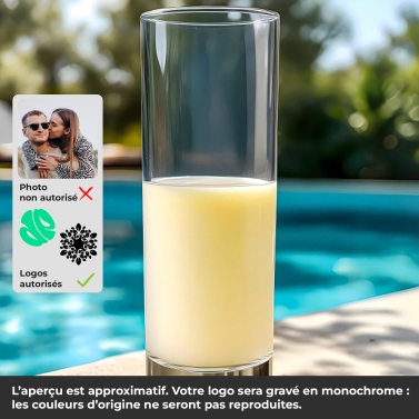 Verre à Pastis gravé avec votre logo