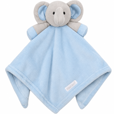 Doudou personnalisé éléphant bleu