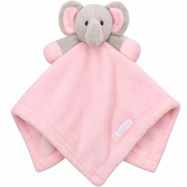 Doudou personnalisé éléphant rose