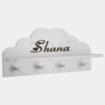 Porte manteau blanc personnalisé