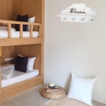 Porte manteau blanc personnalisé