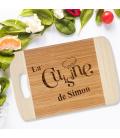 Planche à découper personnalisée "La Cuisine de "