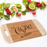Planche à découper personnalisée "La Cuisine de "