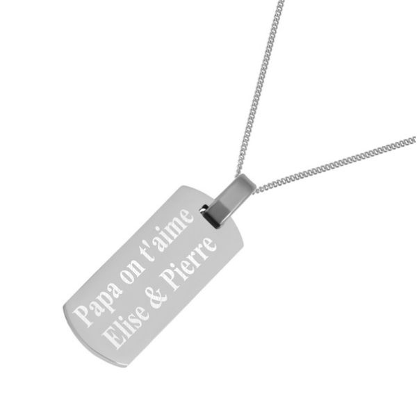 Pendentif personnalisé Papa