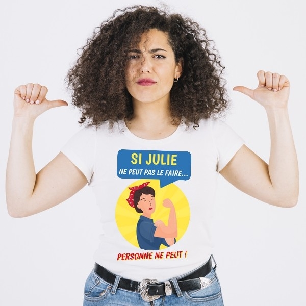 Tee Shirt "Si maman ne peut pas le faire..."