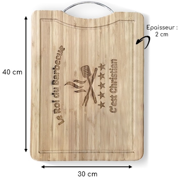 Grande Planche à découper Personnalisée