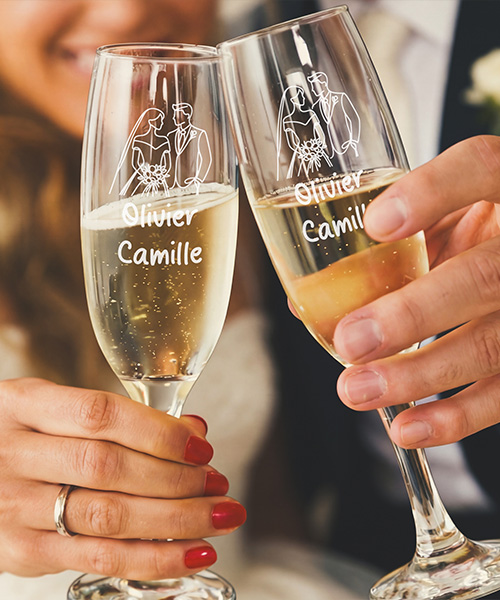Cadeau personnalisé pour un Mariage